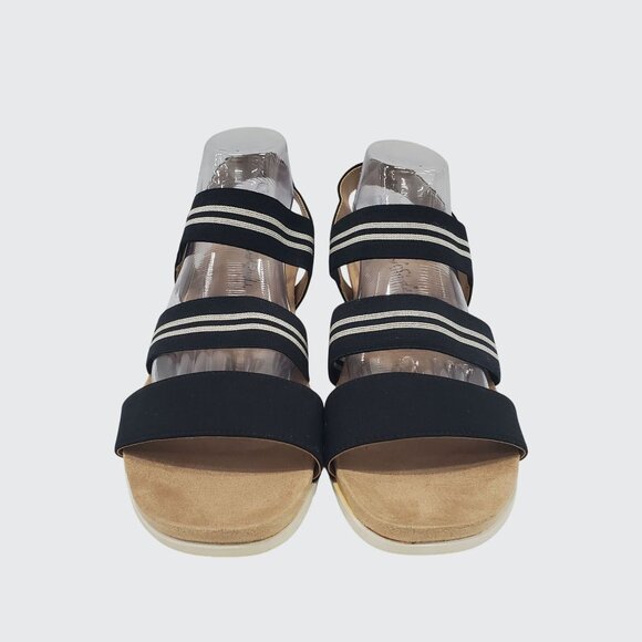 Elastic Strappy Wedge Sandals LifeStride Velocity 2.0 Sunshine Women Size 11M - Picture 2 of 10